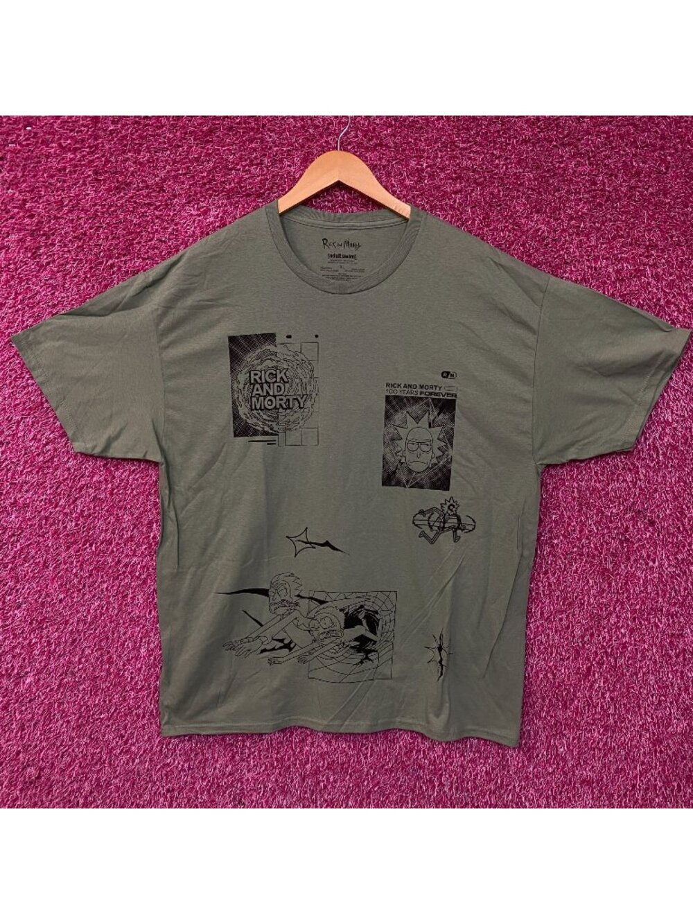 Rick and Morty Adult Swim Graphic T-Shirt XL